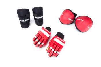 mcroller pack espinilleras guantes rodilleras